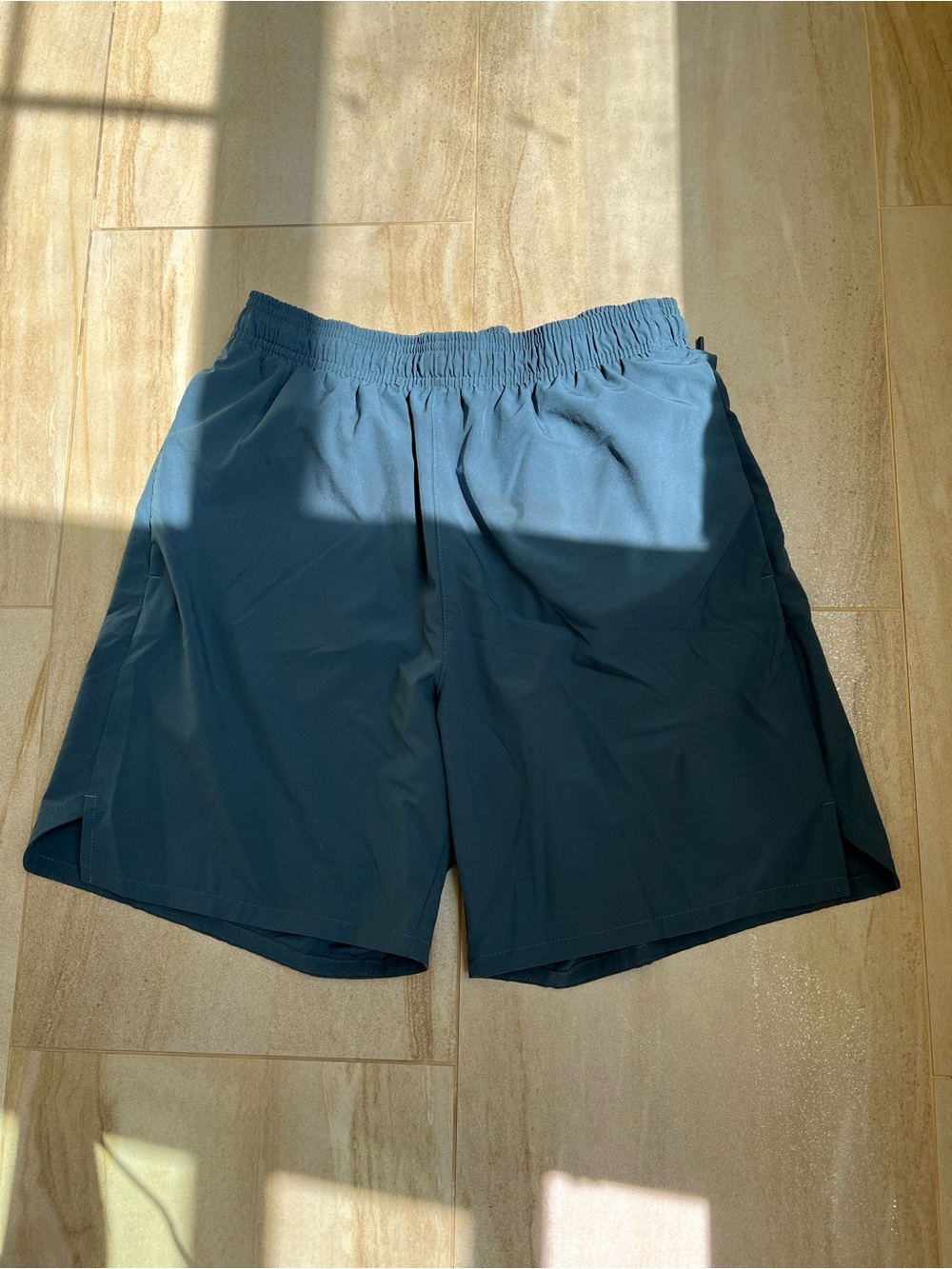 Men's Medium (32-34) Skora Unlined Athletic Shorts - Slate Blue 7” inseam